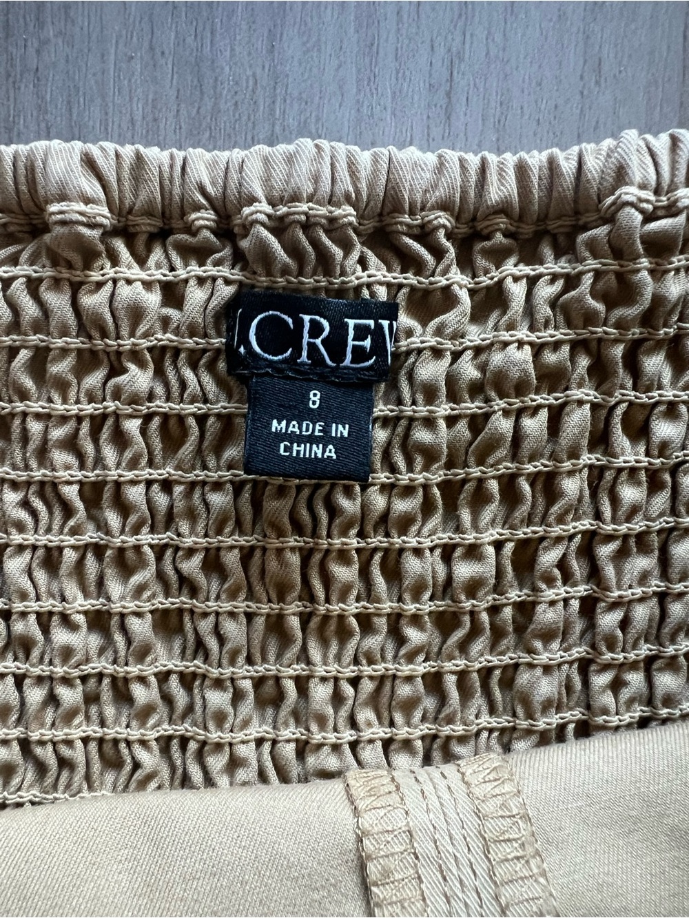 JCREW | Sleeveless Square-neck MIDI in Camel πͺ - Picture 4 of 11